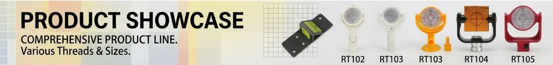 reflective target and prism solutions for surveying applications