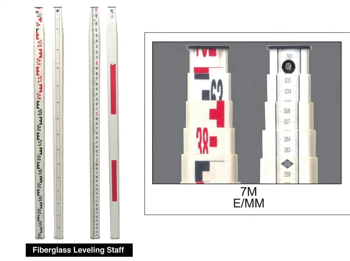 Fiberglass Leveling Rod LSFG-7M