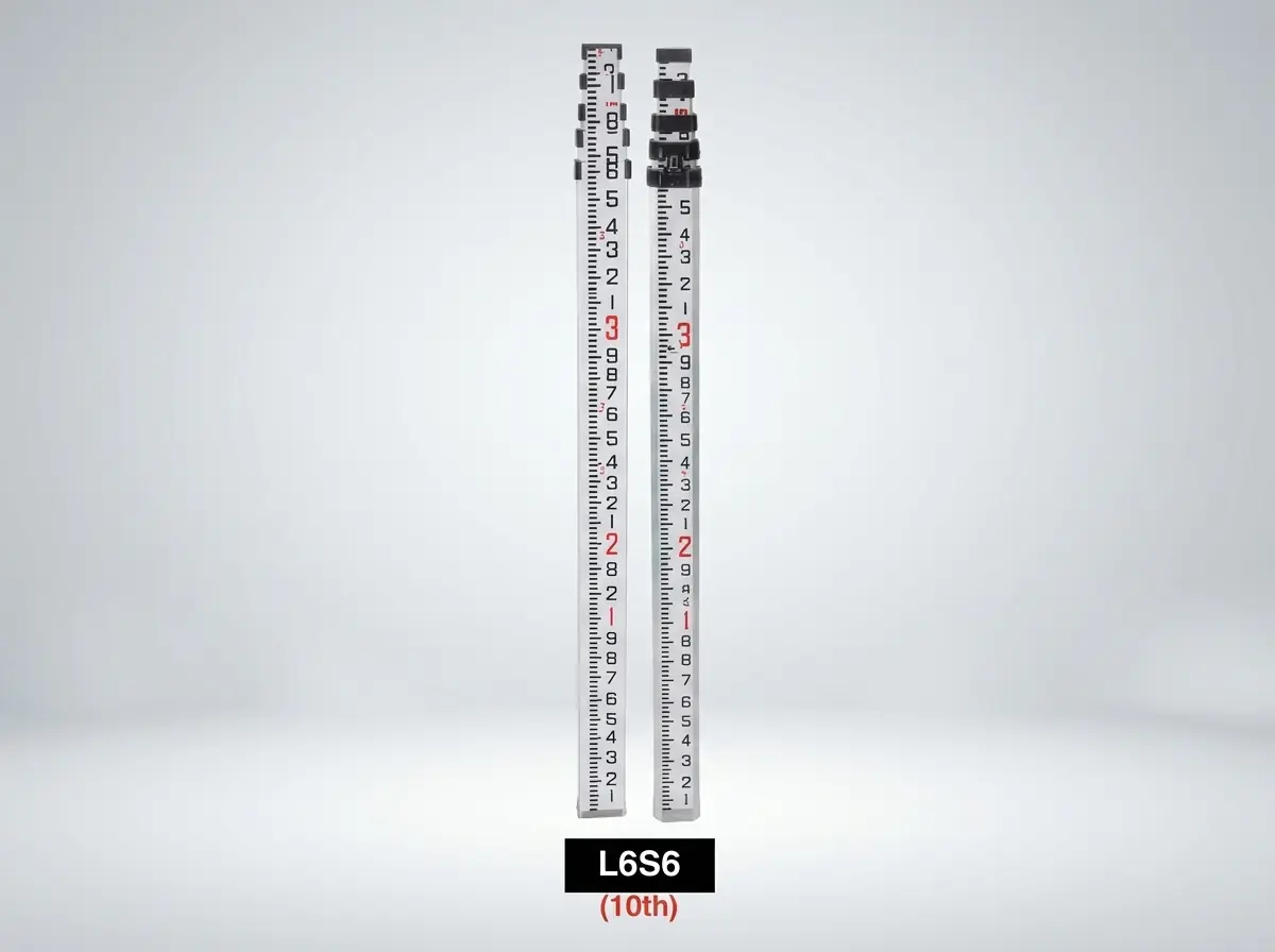 Aluminum Leveling Staff L6S6