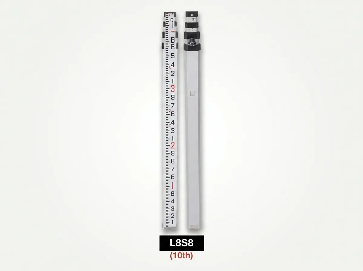 Aluminum Leveling Staff L8S8