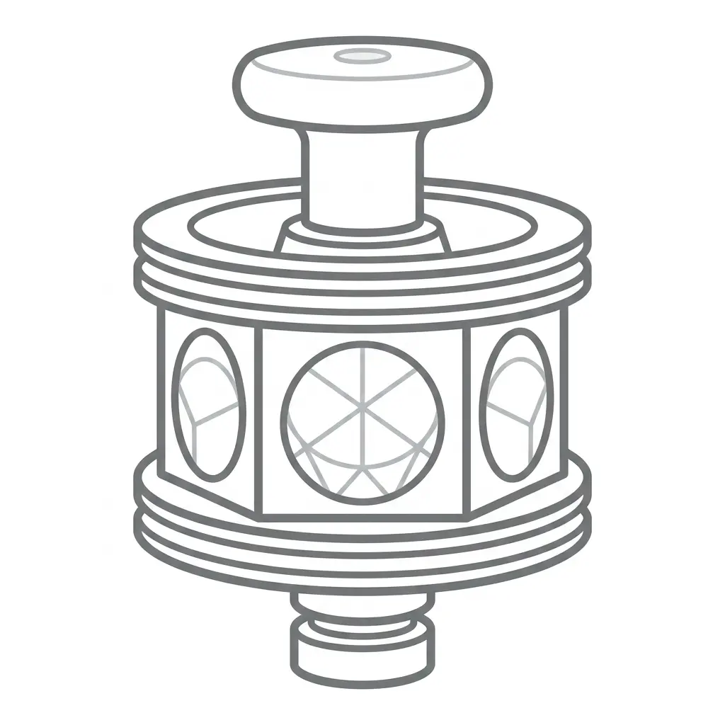 360° Prism Reflective Target Prism