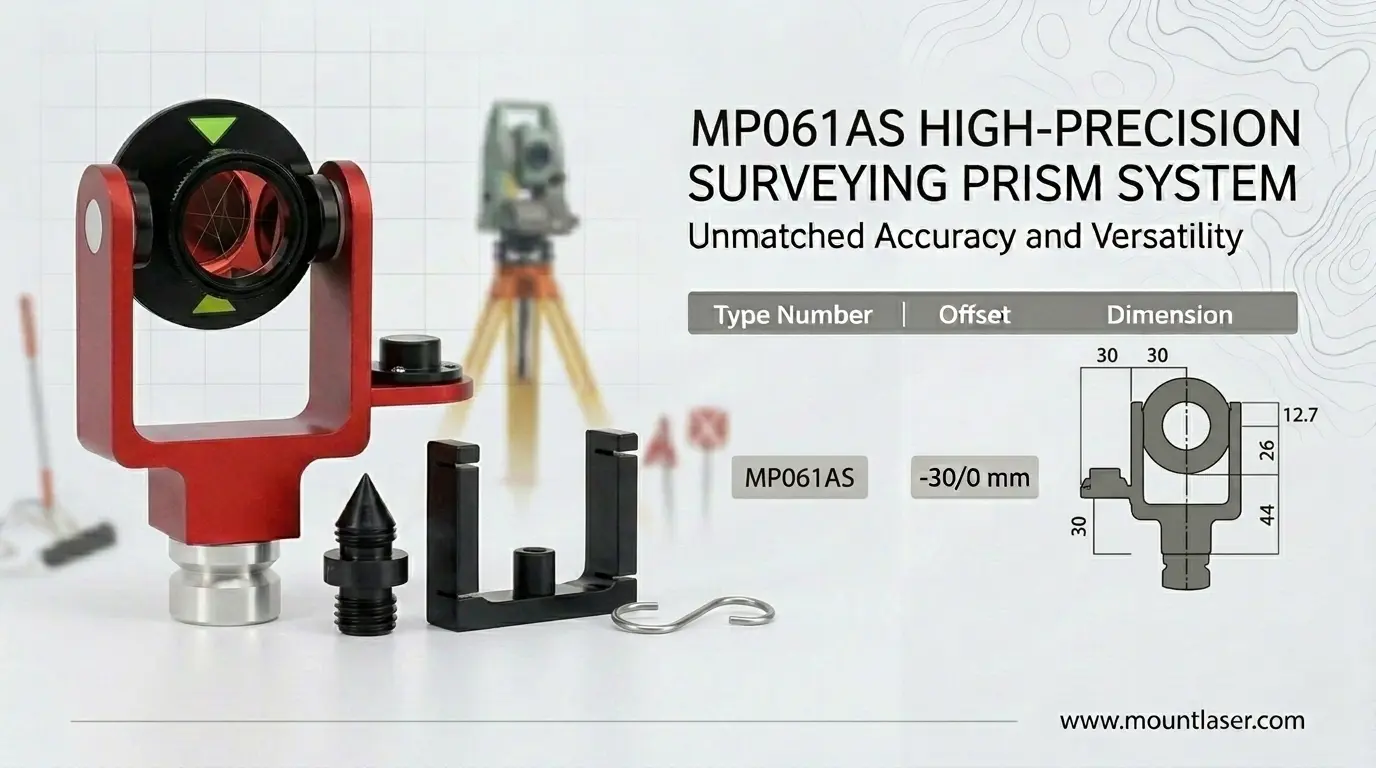 MP061AS High Precision Surveying Prism System Dimension