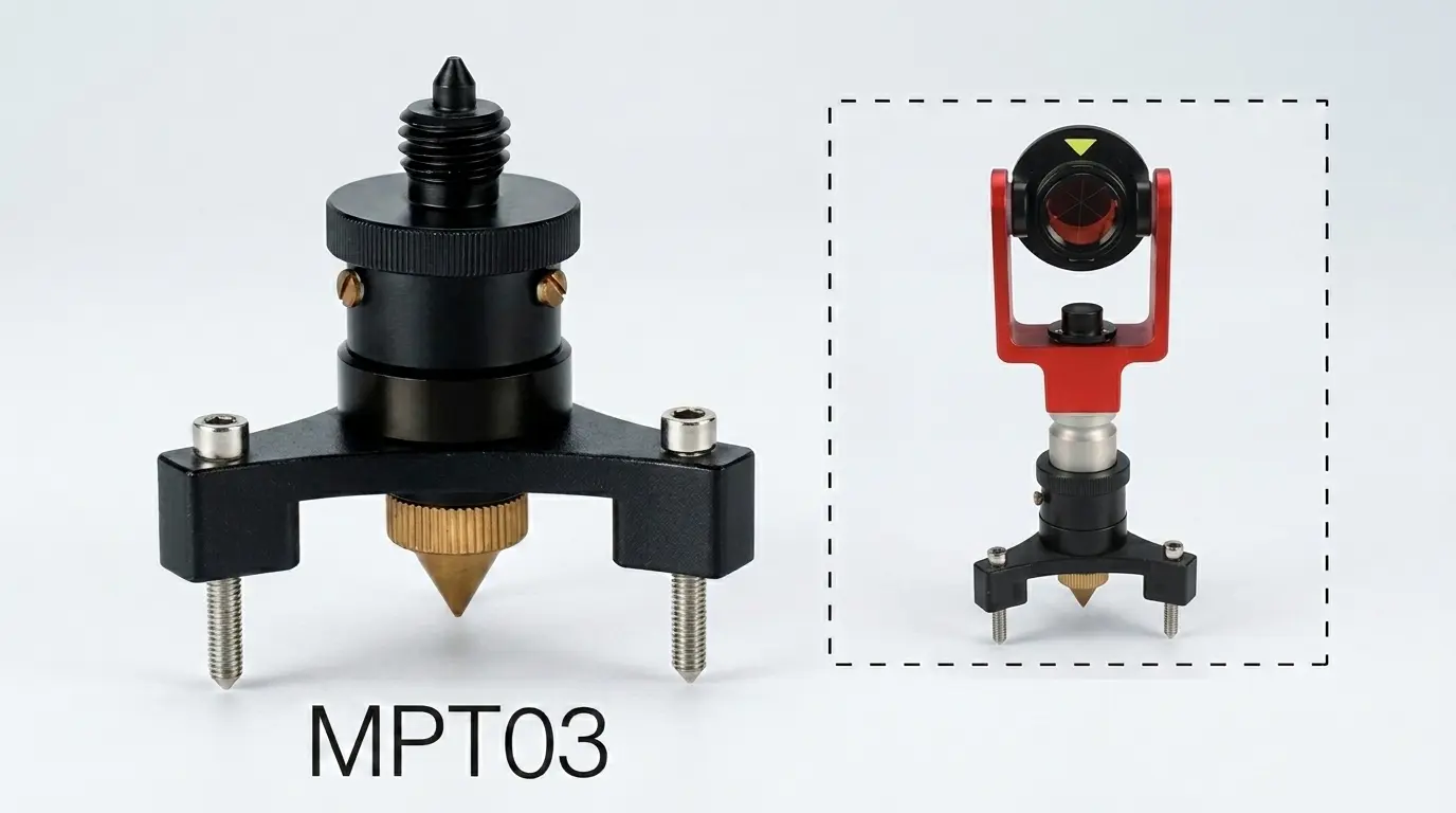 MP061AM Total Station Mini Prism Application Overview